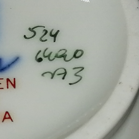 SOLD.           VTG. Augarten Wien Austria Bud Vase St. Patrick's - Picture 5 of 12